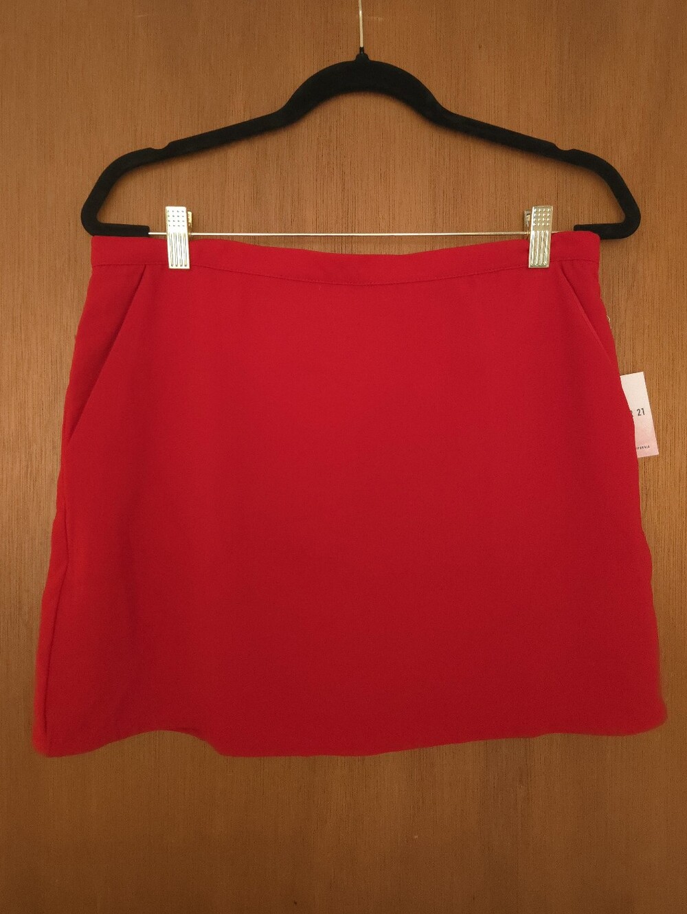 Forever 21 Cherry Red Mini Skirt